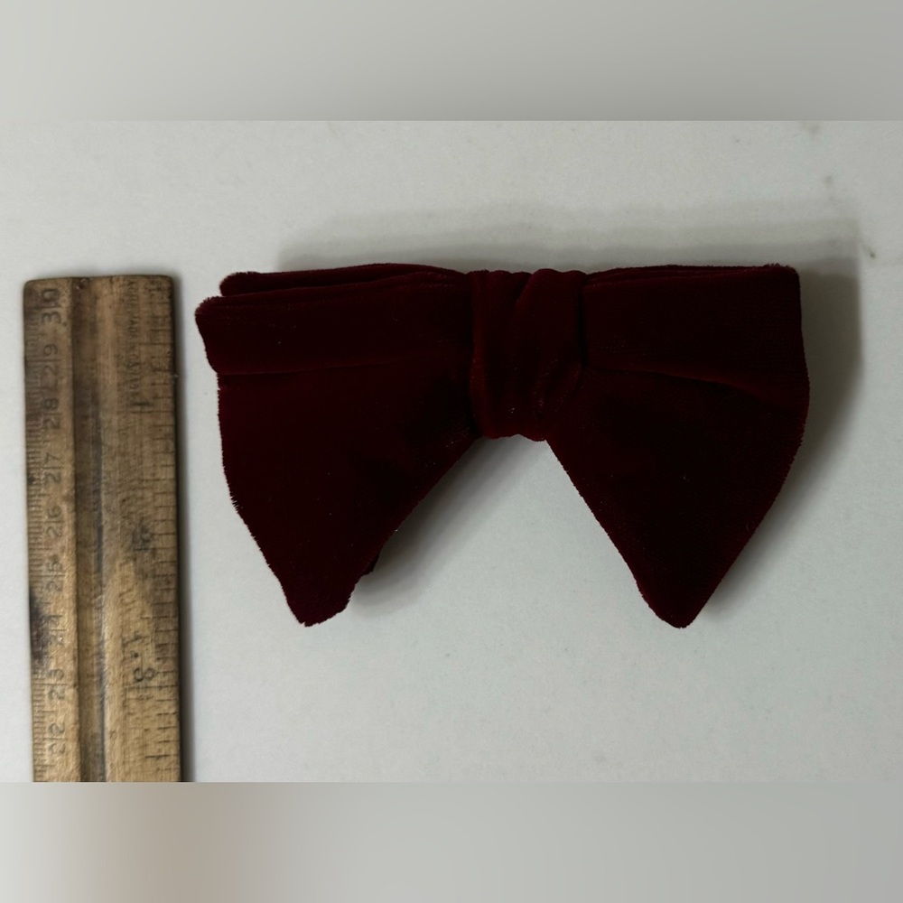 Vintage red bow tie
